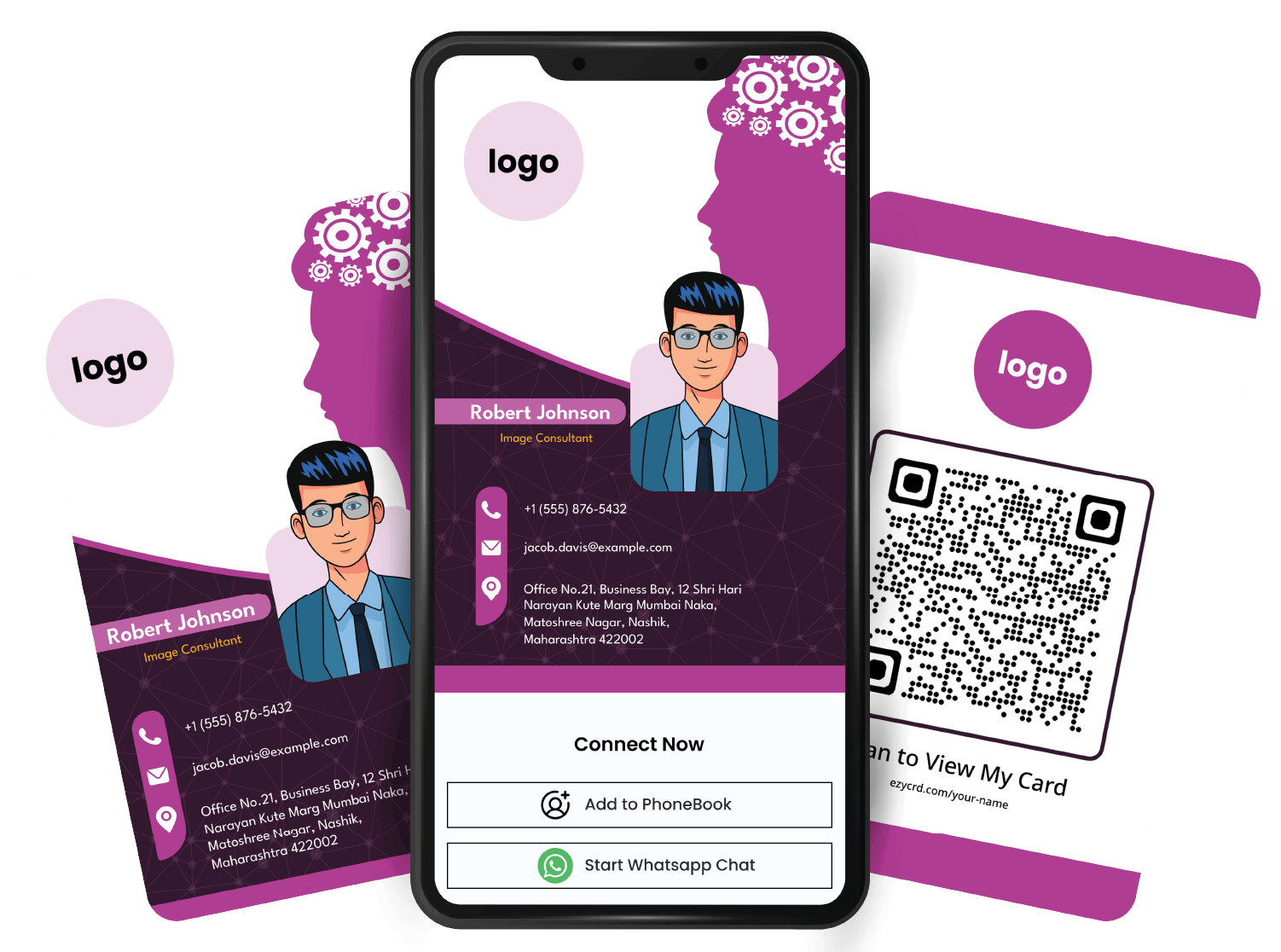 NFC Business Cards - self employed Sector